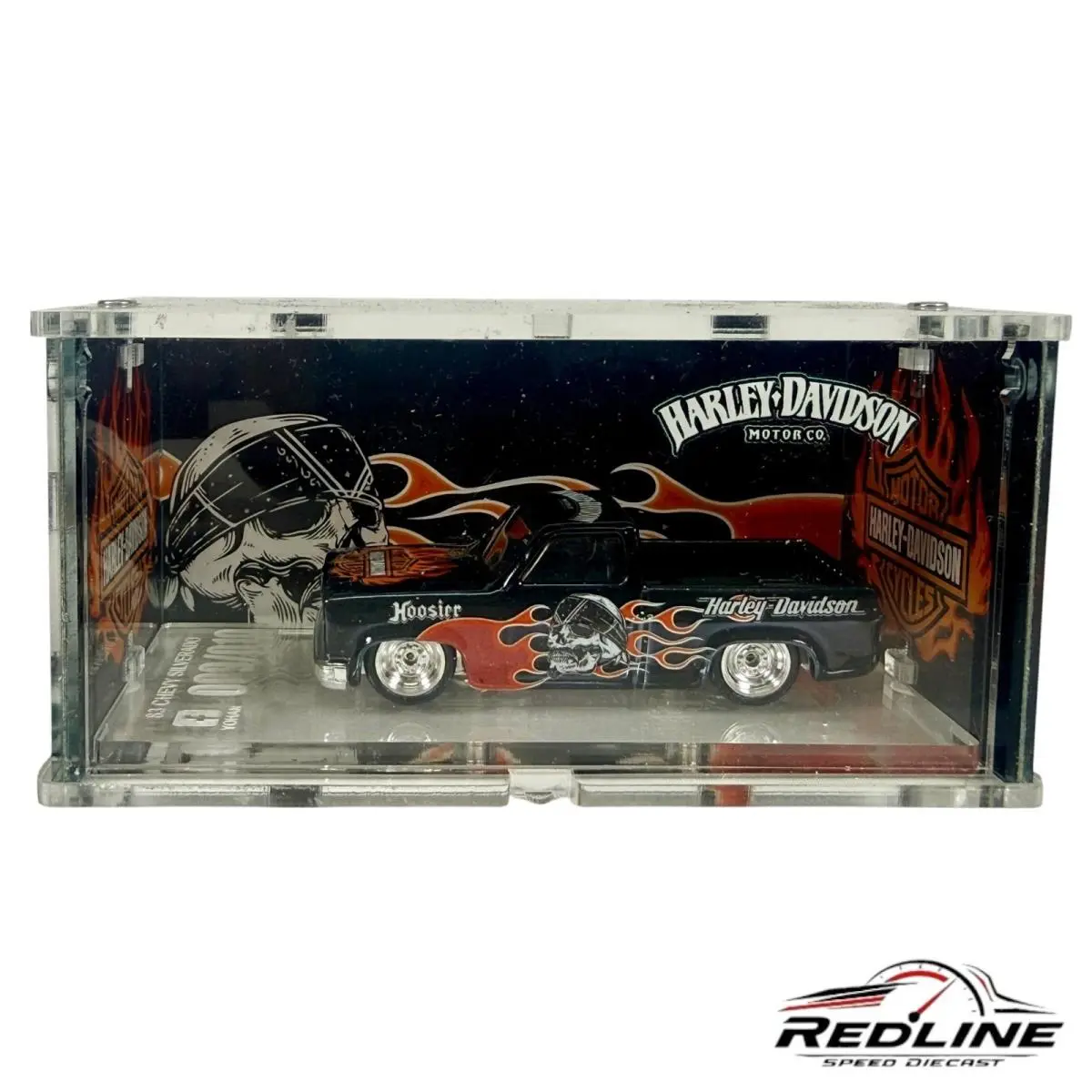 Hot Wheels 1983 Chevy Silverado Yohan Harley Davidson Black 9/10 H31