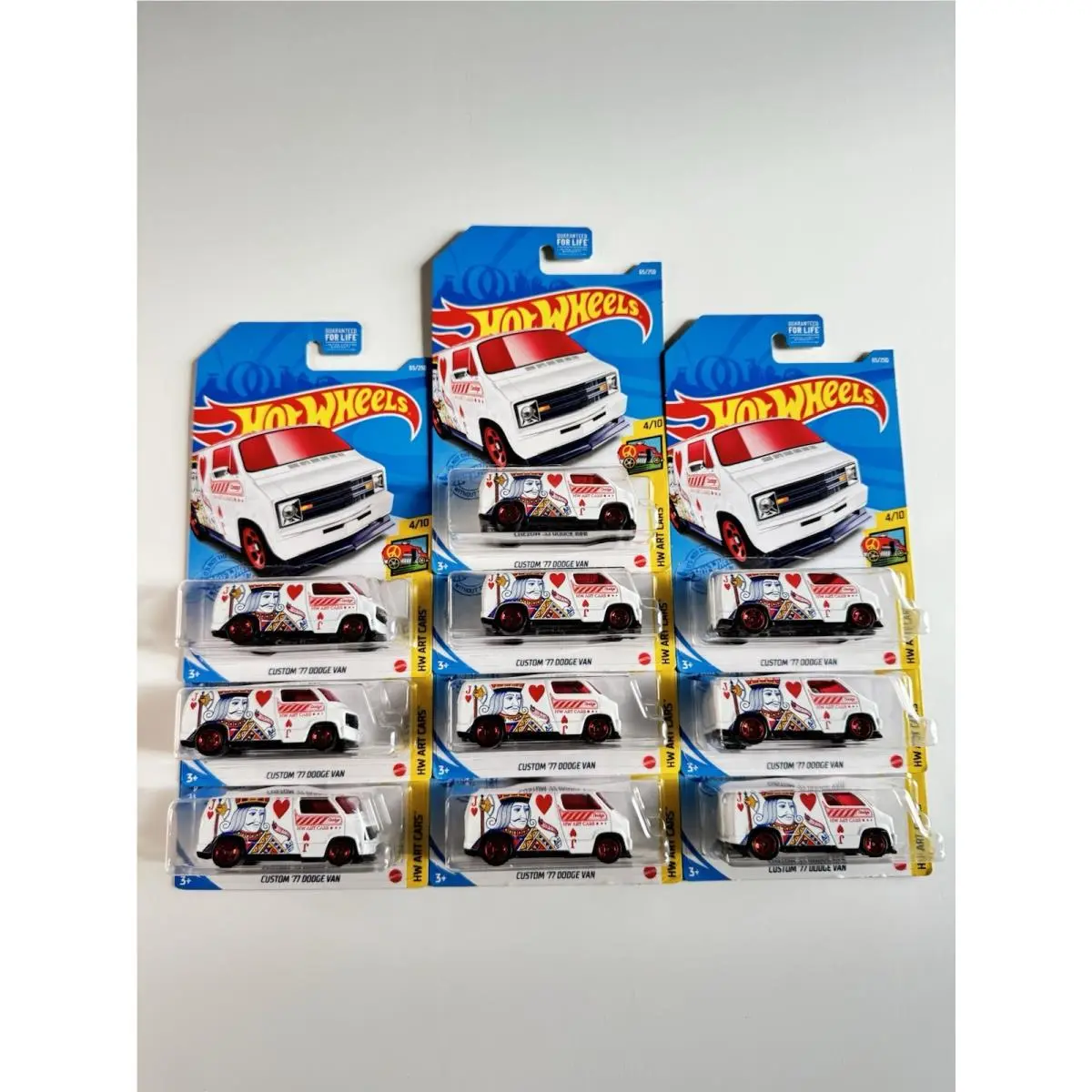 2021 Hot Wheels Treasure Hunt - Custom `77 Dodge Van - HW Art Cars Lot of 10