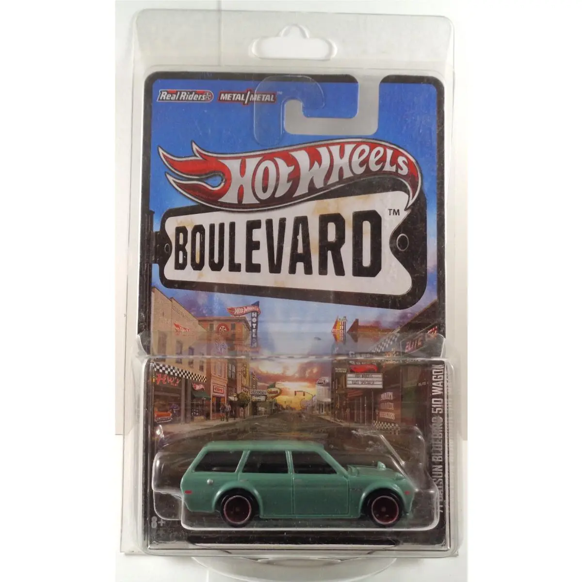 2012 Hot Wheels Boulevard `71 Datsun Bluebird 510 Wagon