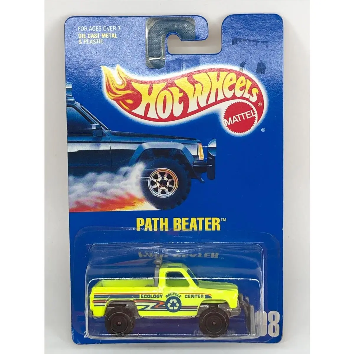 Hot Wheels Path Beater Yellow 198 Rare Ctbk Wheels