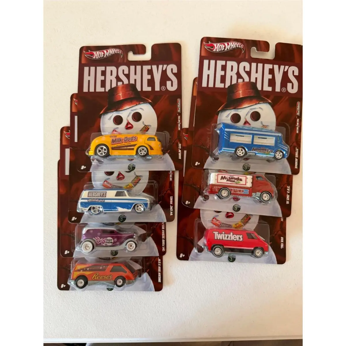 Hot Wheels 2011-12 Pop Culture/nostalgia Hershey`s 7 Car Set G51