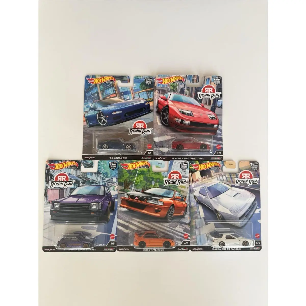 2022 Hot Wheels Premium Car Culture - Ronin Run Set of 5