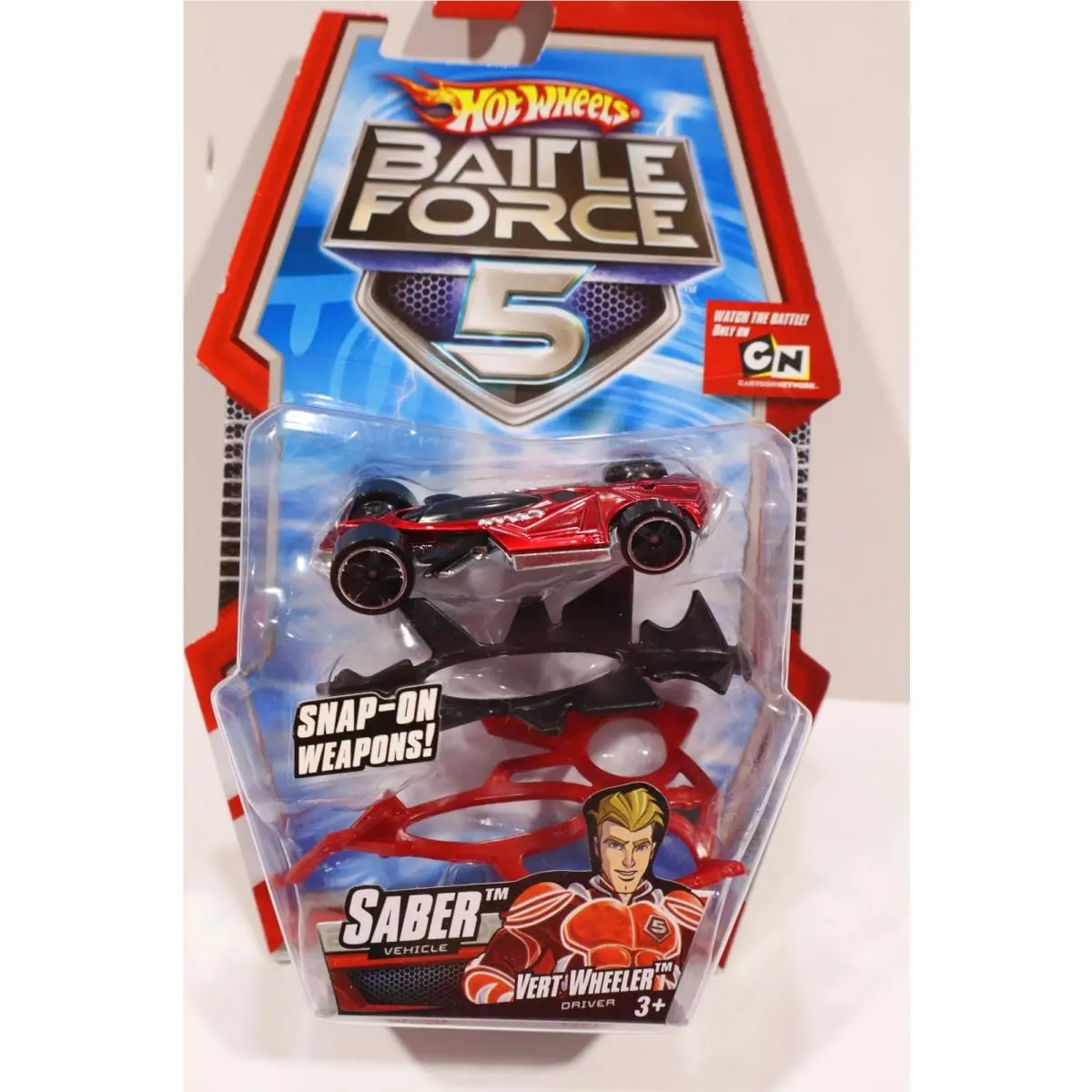 Hot Wheels Battle Force 5 Saber Vert Wheeler 2009 Rare