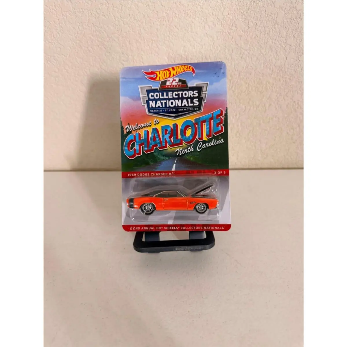 Hot Wheels 22nd Annual Collectors Nationals 1969 Dodge Charger R/t V21