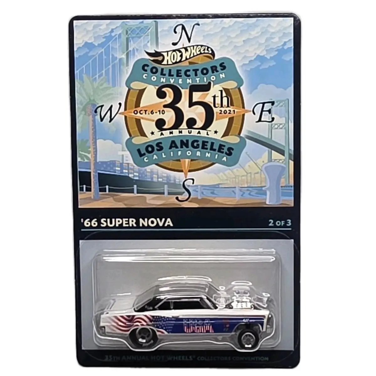 2019 Hot Wheels 35th LA Collectors Convention `66 Super Nova Gasser 0692/6200