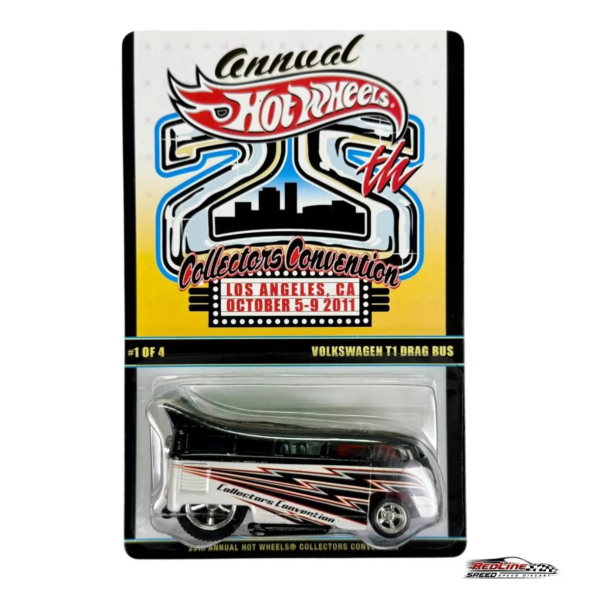 Hot Wheels 25th Annual Collectors Convention VW Volkswagen T1 Drag Bus H31