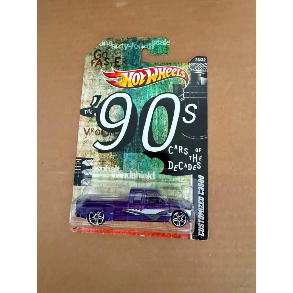 Hot Wheels The `90s Cars of The Decades Customized C3500 Htf AB9