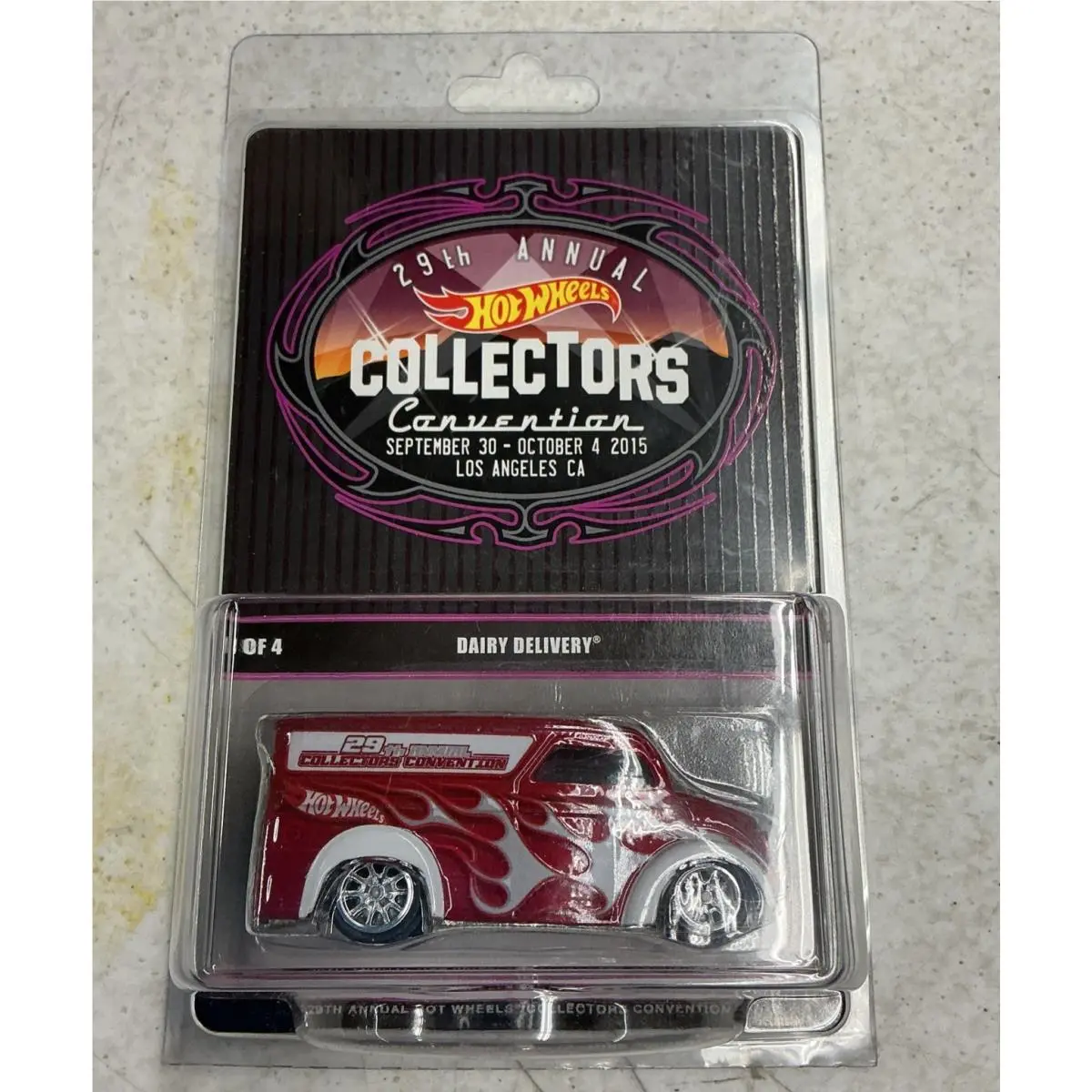 2015 Hot Wheels Rlc 29th Annual Collectors Convention Dairy Delivery 480/1200
