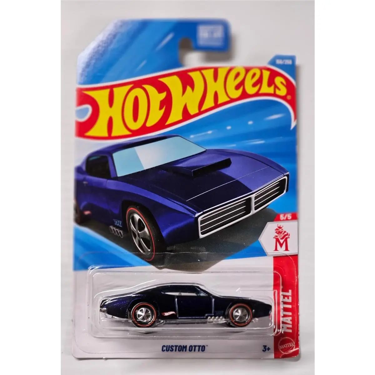 Hot Wheels Super Treasure Hunt Custom Otto Blue 1:64 Diecast Car