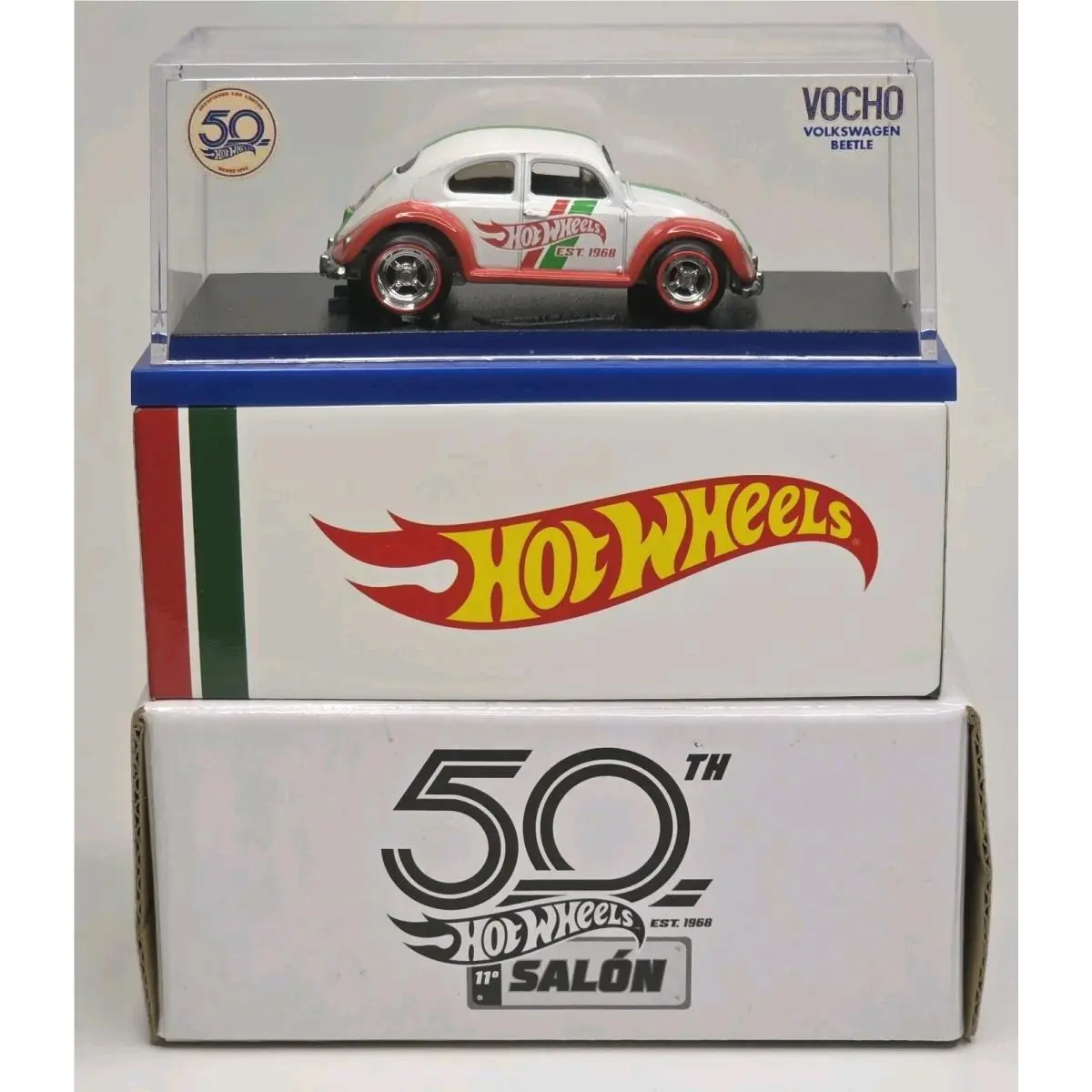 Hot Wheels Mexico Convention 50th Anniversary Volkswagen Beetle Vocho 1/64