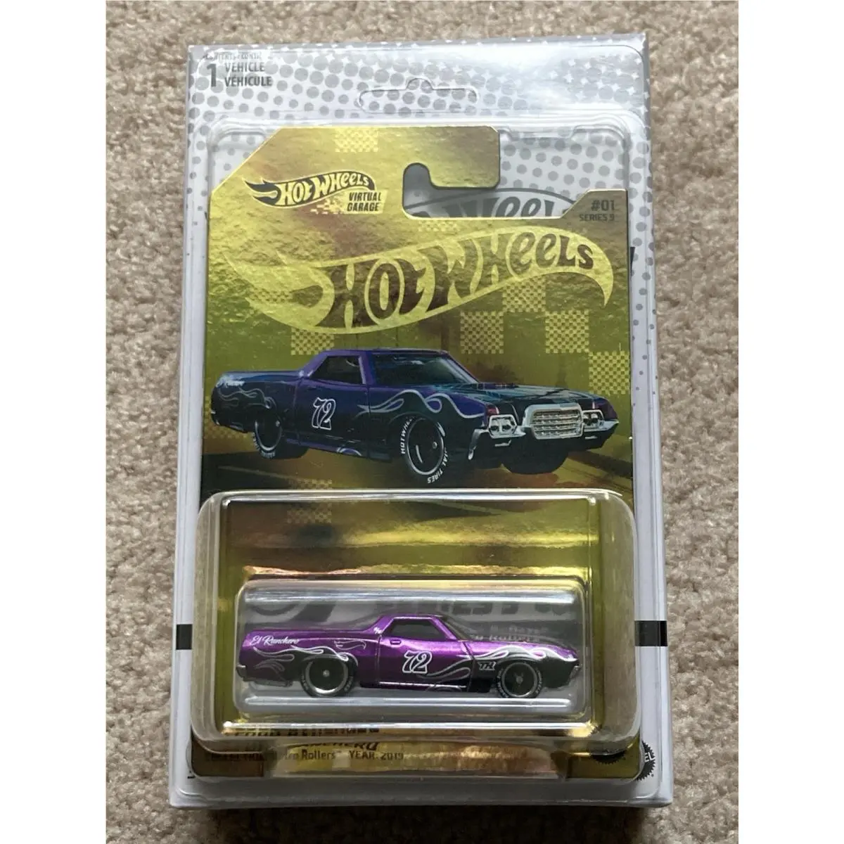 Hot Wheels Virtual Garage Series 9 Retro Rollers Nfth `72 Ford Ranchero