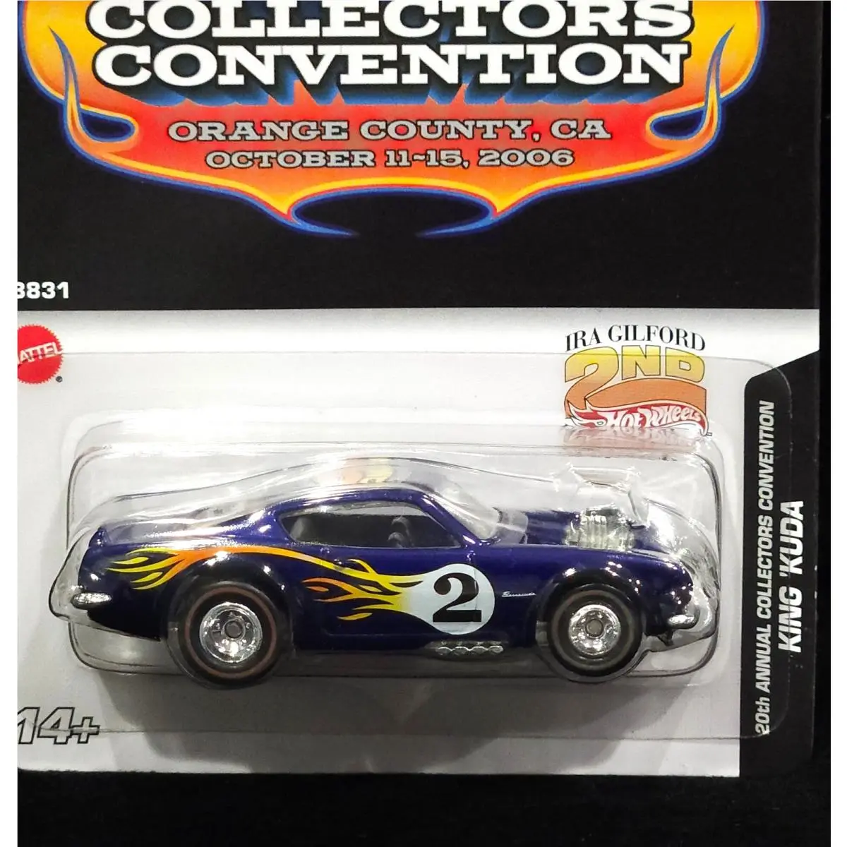 Hot Wheels King Kuda 2006 Collectors Convention Ira Gilford Dinner Car 1 of 2000