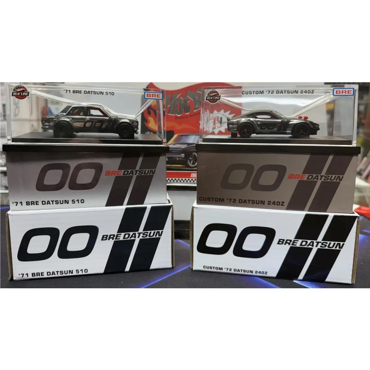 Hot Wheels Rlc 72 Datsun 240z Bre Datsun 510 Datsun 2 Car Set