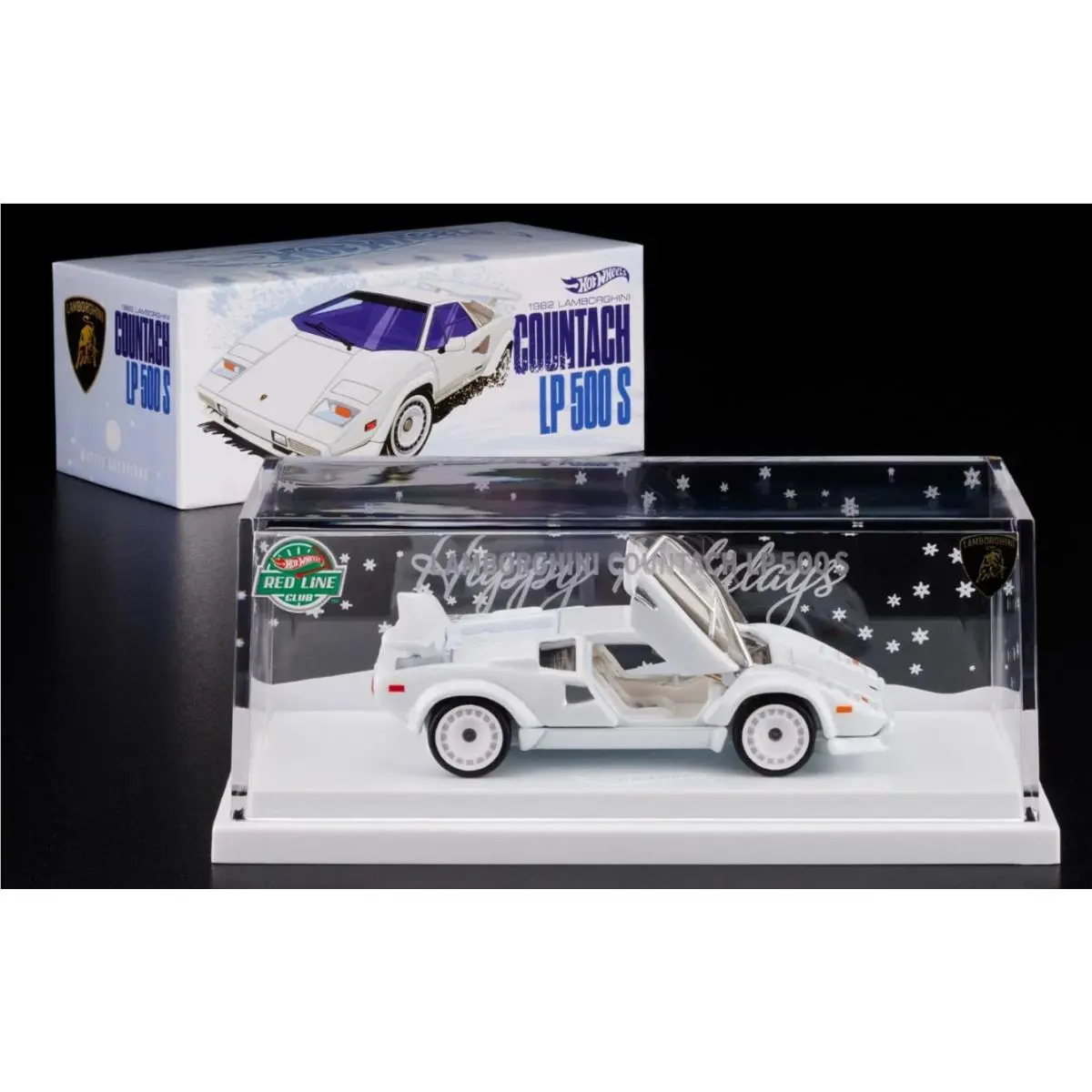 Hot Wheels Collectors Rlc Exclusive White 1982 Lamborghini Countach LP 500 S
