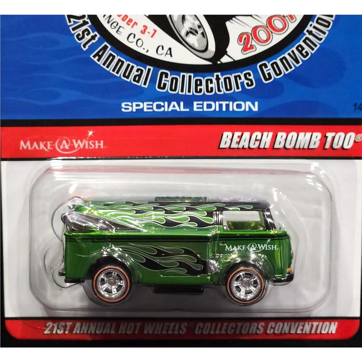 Hot Wheels Beach Bomb Too 2007 21st Annual Collectors Convention Car 1 of 3000