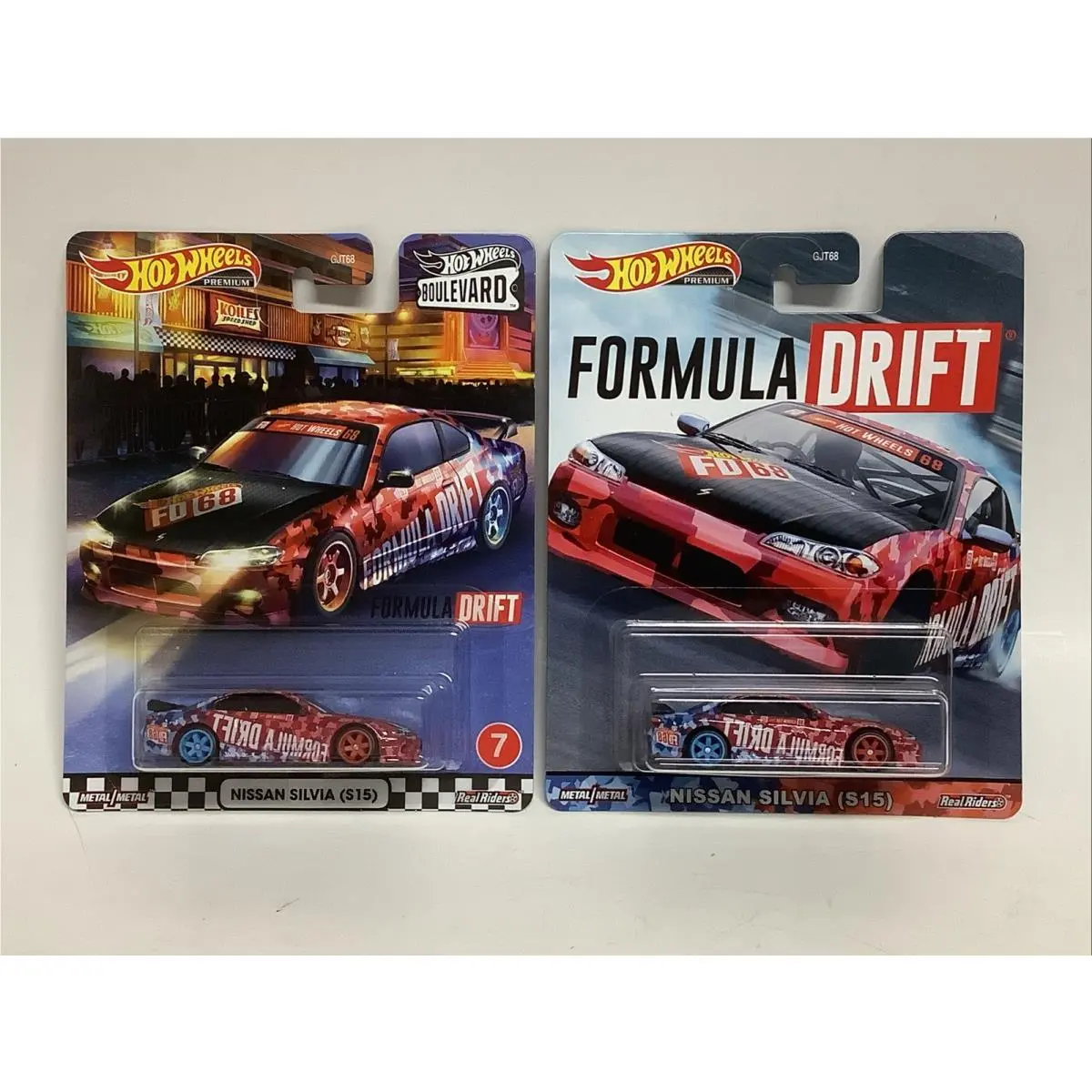Hot Wheels Boulevard Formula Drift Nissan Silvia S15 Both Arts Bundle