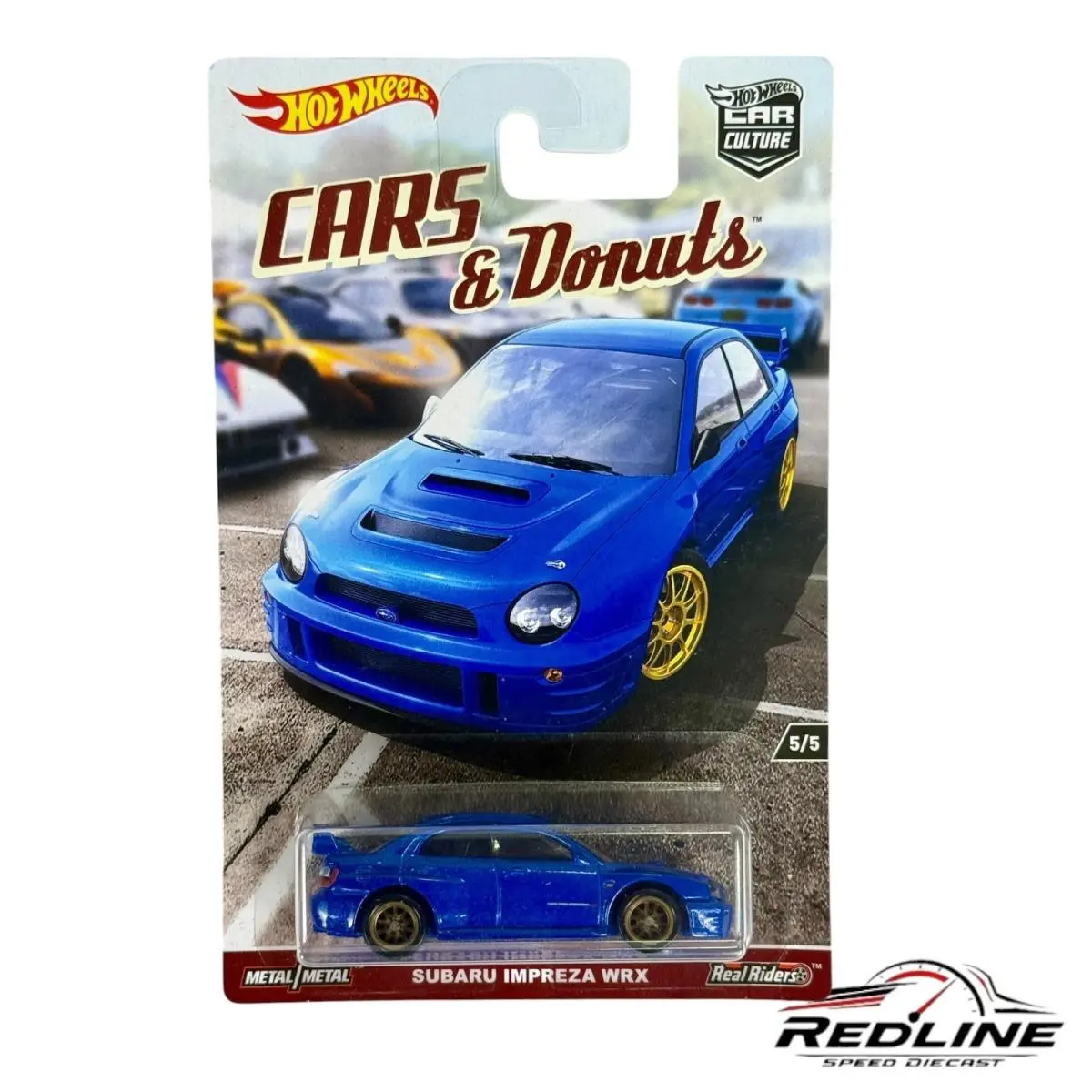 Hot Wheels Cars Donuts Subaru Impreza Wrx Blue H13