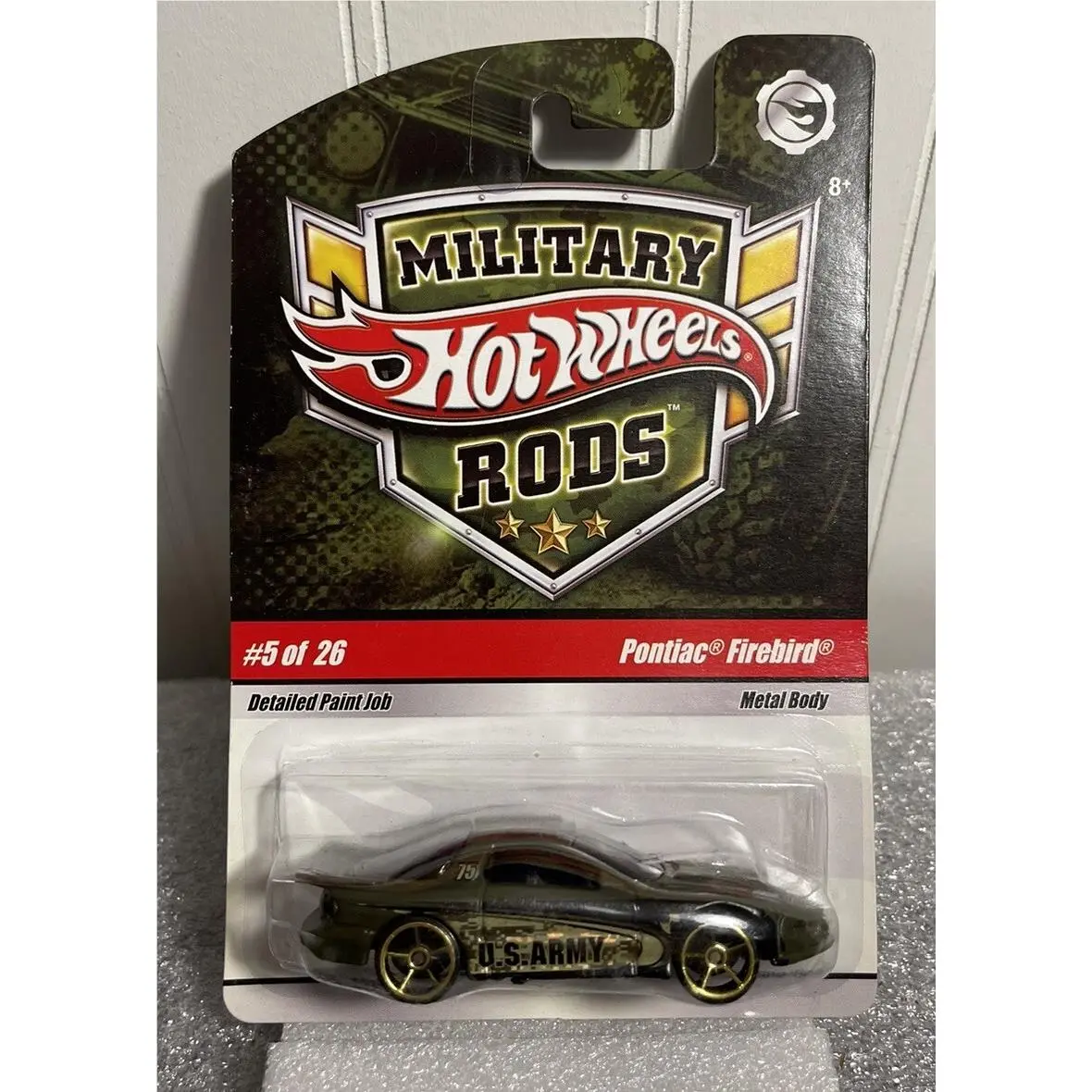 Hot Wheels Pre Production PP Sample Military Rods Pontiac Firebird 2008 Vhtf