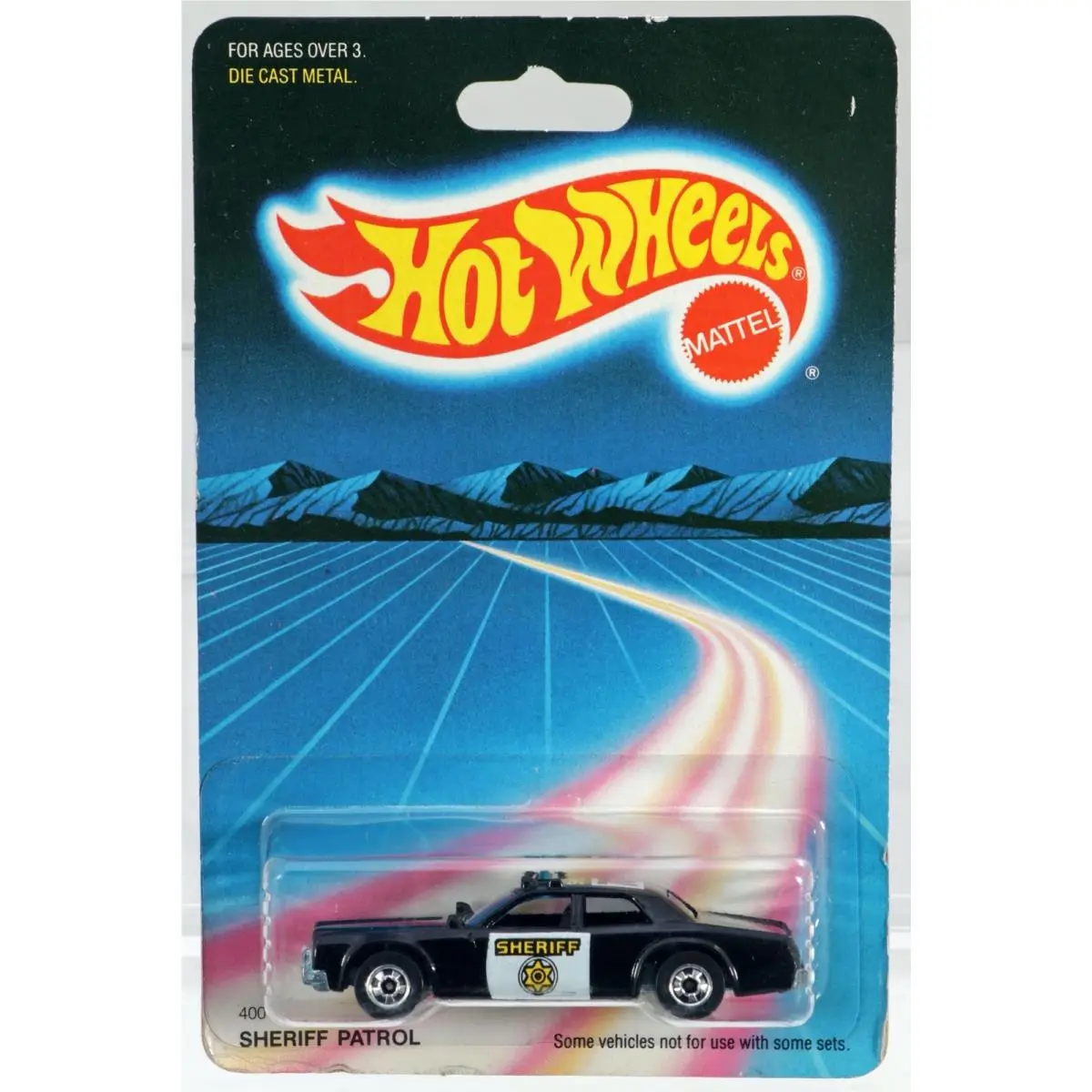 Vintage Hot Wheels Sheriff Patrol - 4004 Never Removed From Package 1986 1:64