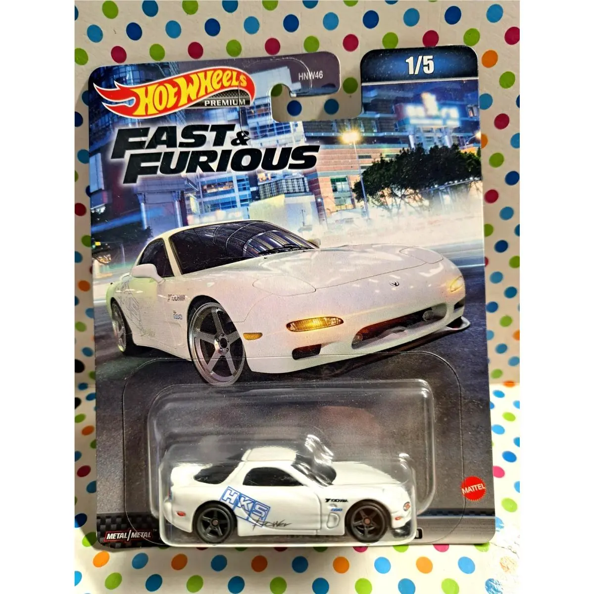 Hot Wheels Premium Fast Furious 1/5 Mazda RX-7 FD B4