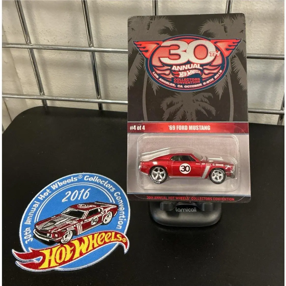 Hot Wheels `69 Ford Mustang 30th Annual Convention Finale 00849/01400 W/ Patch