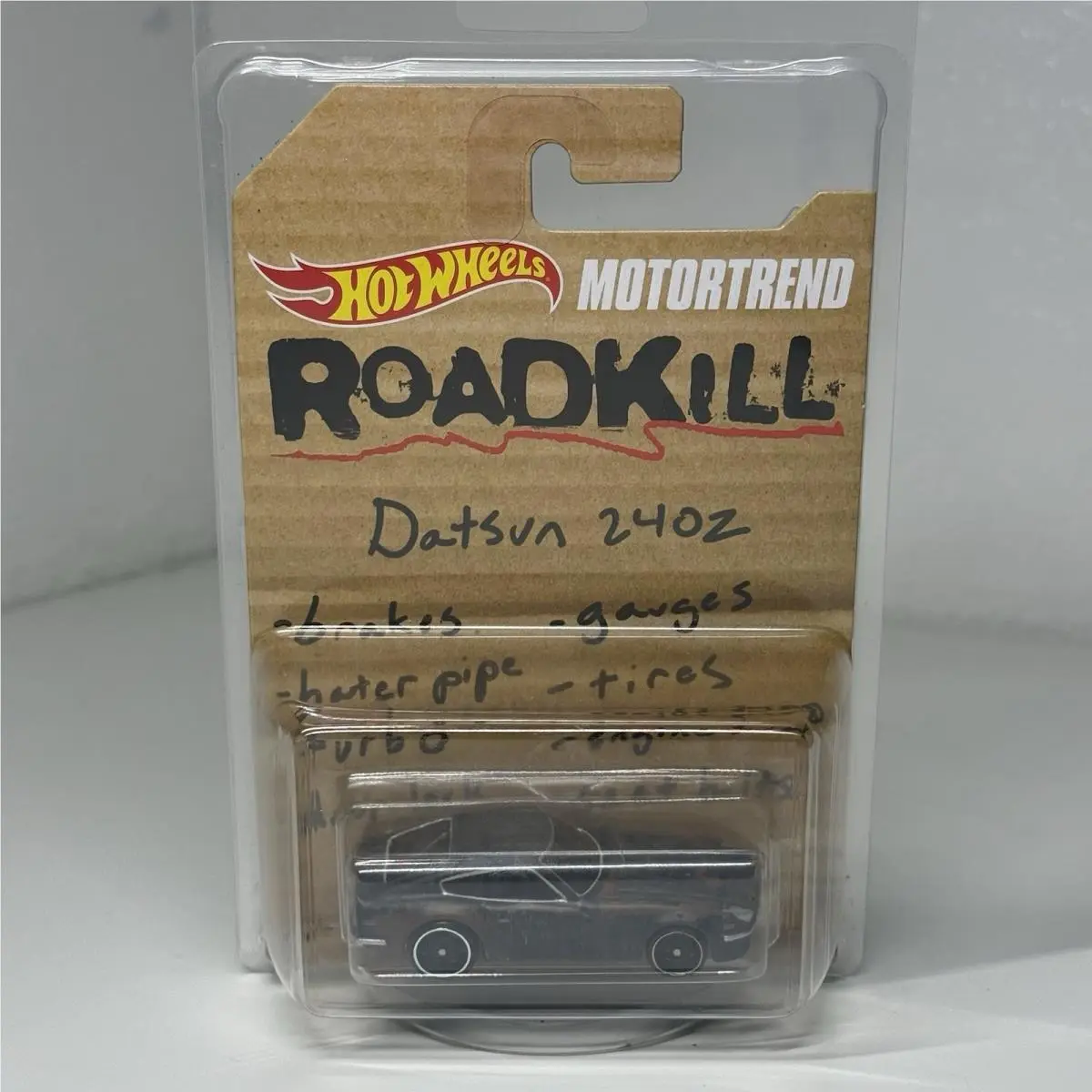 2019 Hot Wheels Roadkill Datsun 240Z Motor Trend Car Culture Real Riders
