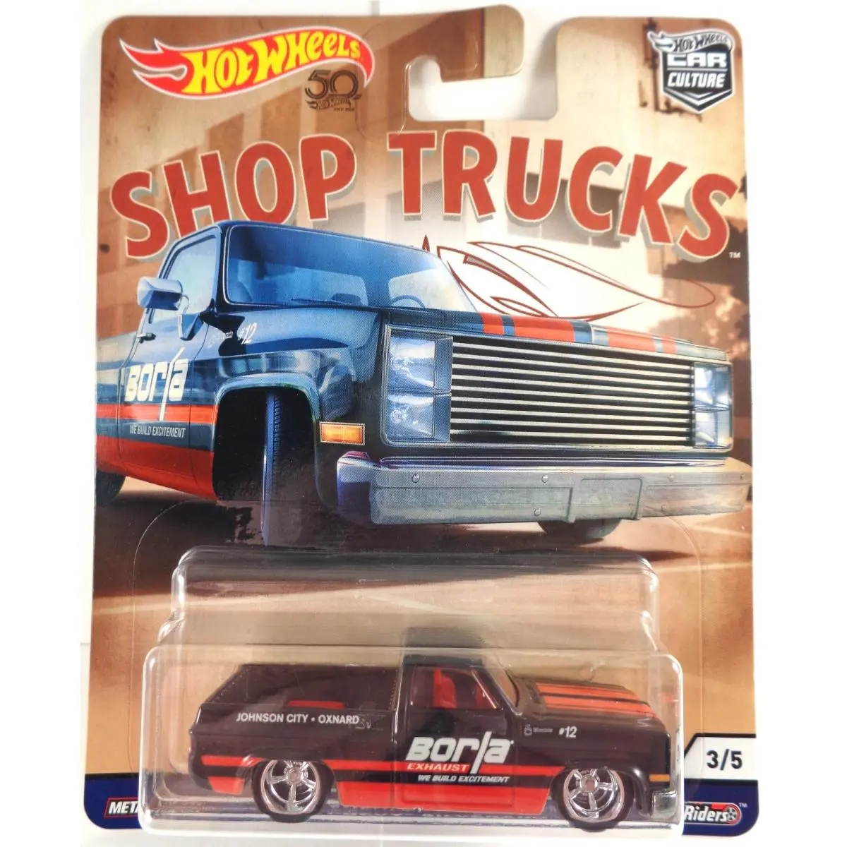 2017 Hot Wheels Car Culture Shop Trucks `83 Chevy Silverado