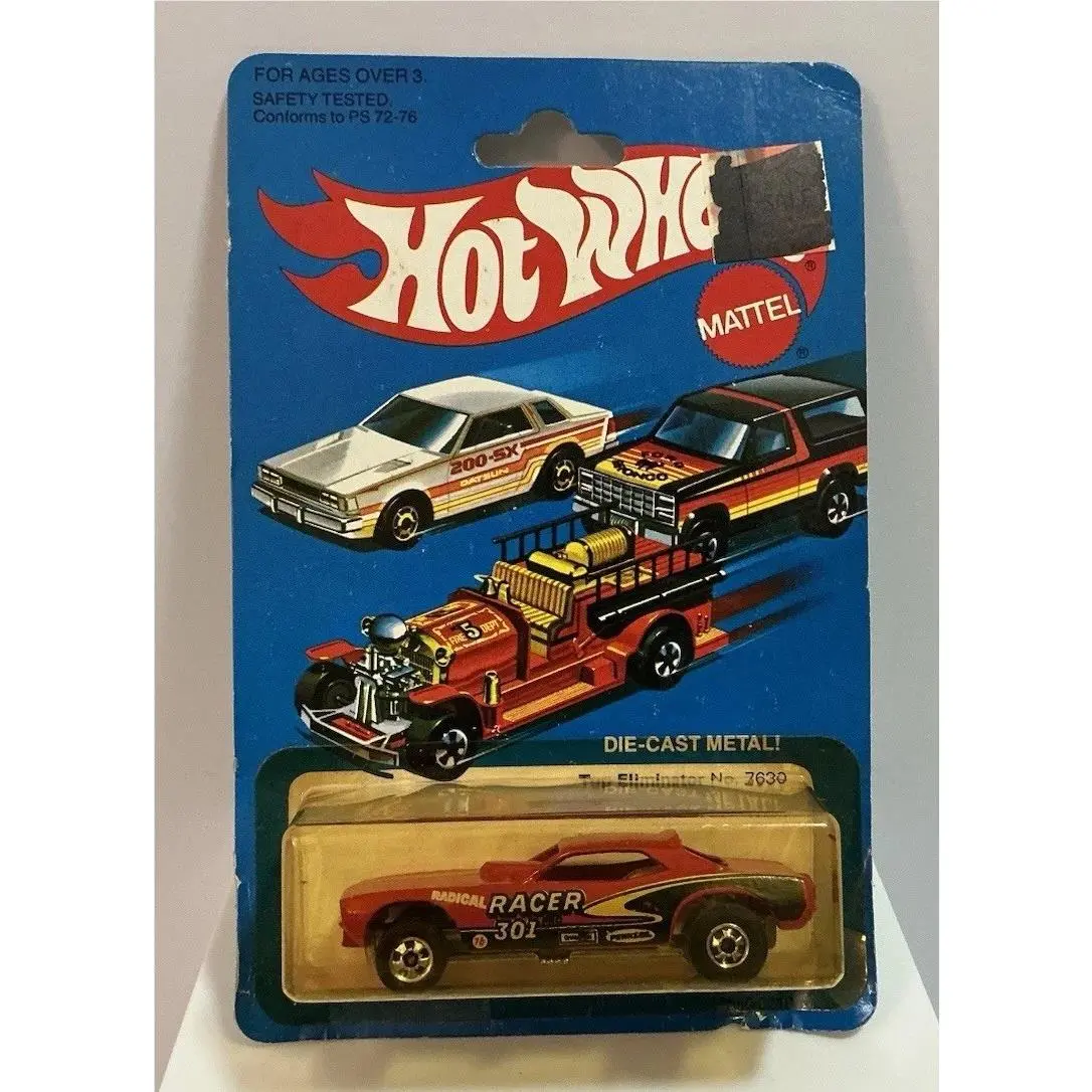 Vintage 1981 Hot Wheels Top Eliminator Red Car NO 7630 Nos Rare