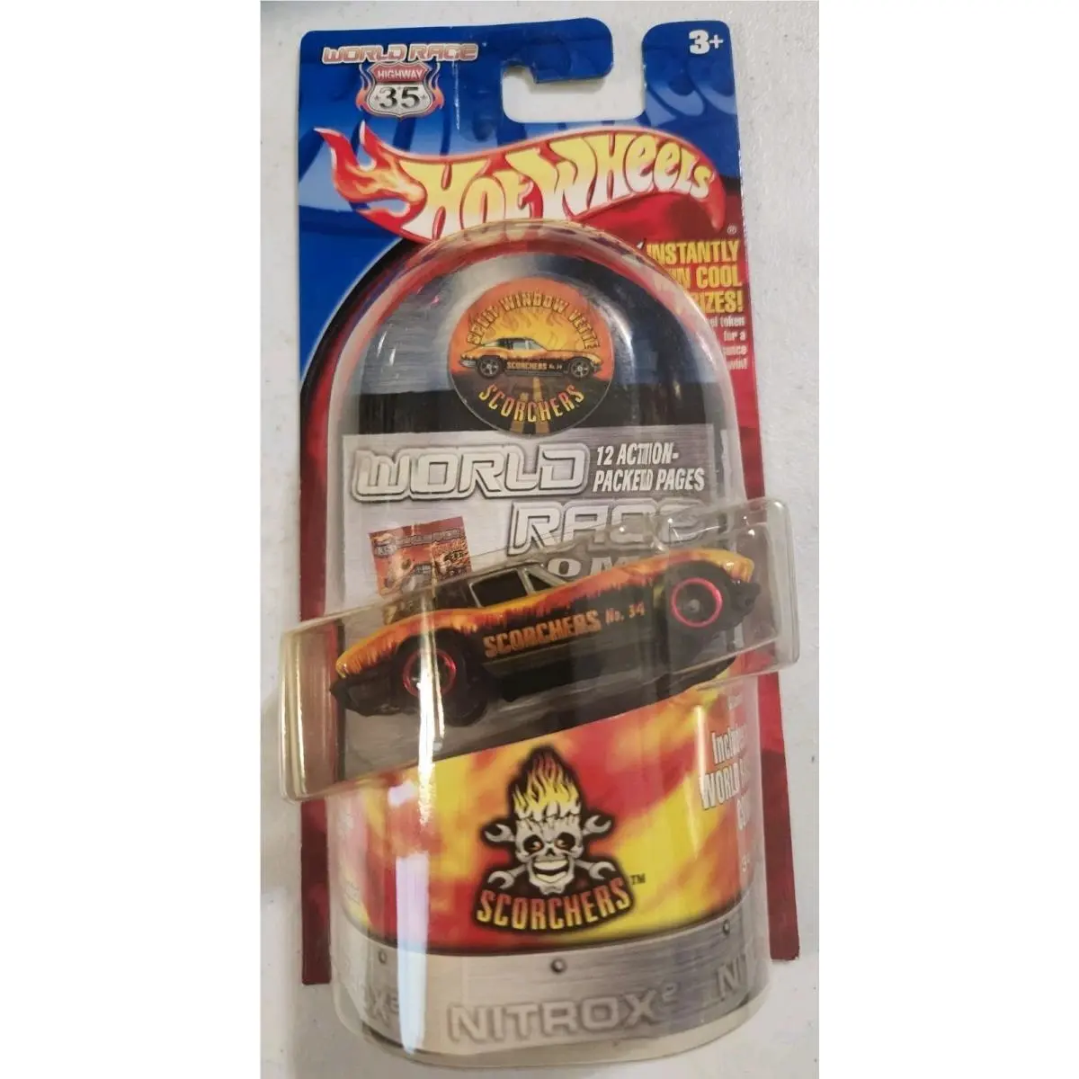 Hot Wheels World Race Diecast Car 1:64 Split Window Vette Scorchers