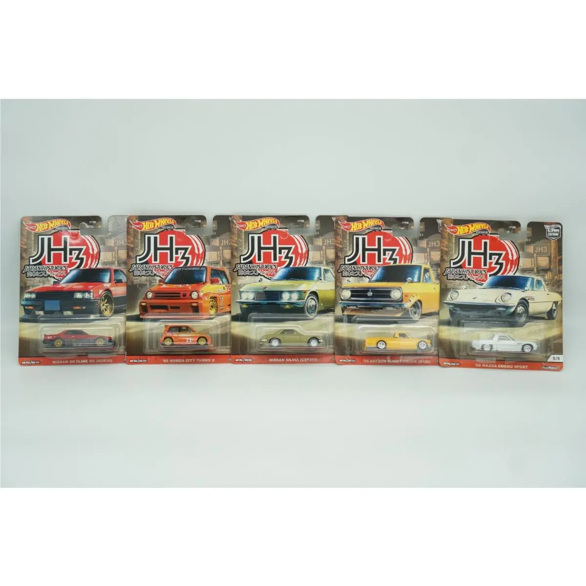 Hot Wheels Premium Car Culture Japan Historics 3 Complete Set of 5