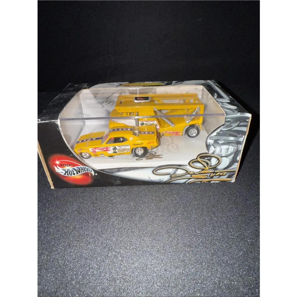 Hot Wheels Don The Snake Prudhomme Funny Car and Hauler Truck Ltd. Ed. 2003
