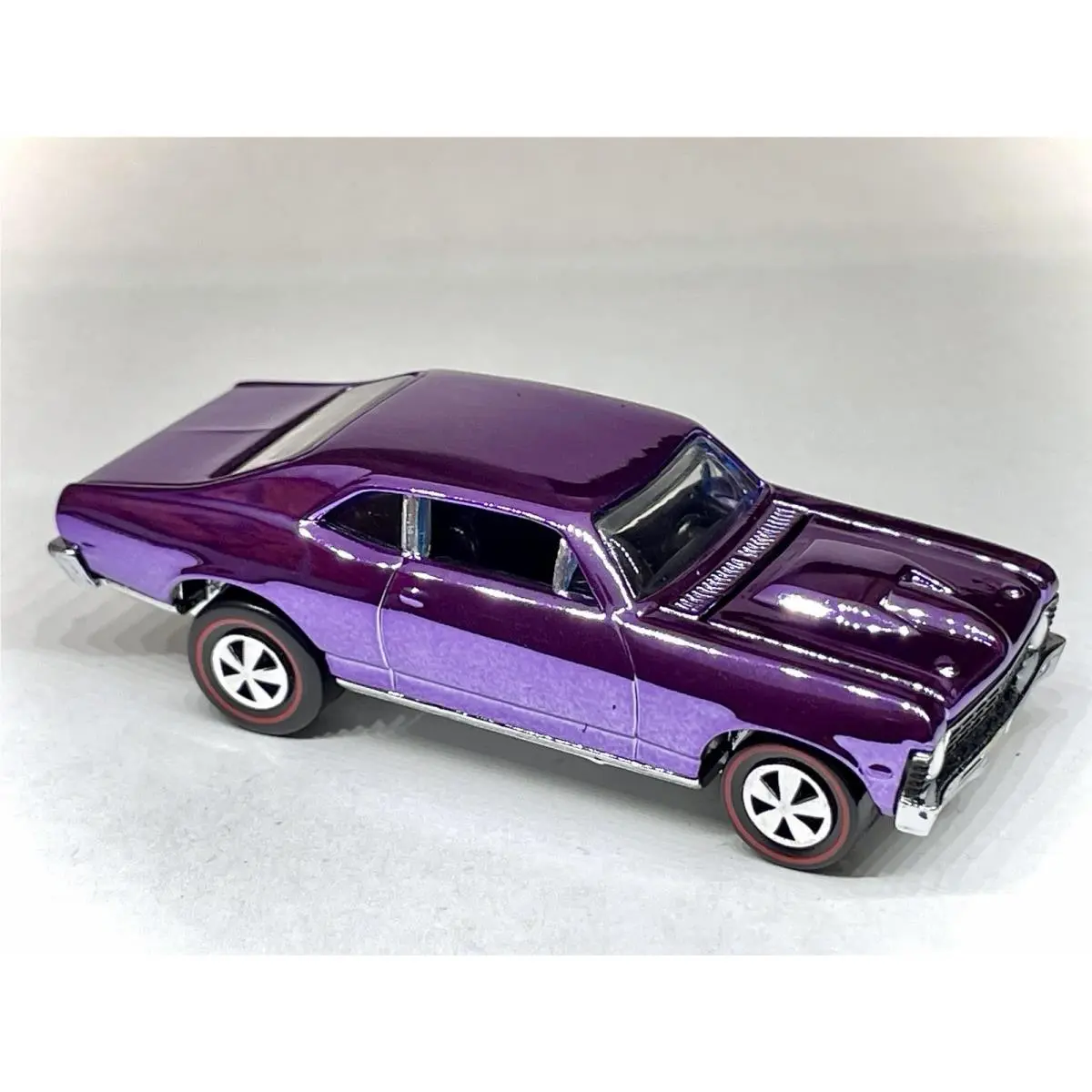 Hot Wheels Custom Made Redline ‘68 Chevy Nova Spectraflame Purple