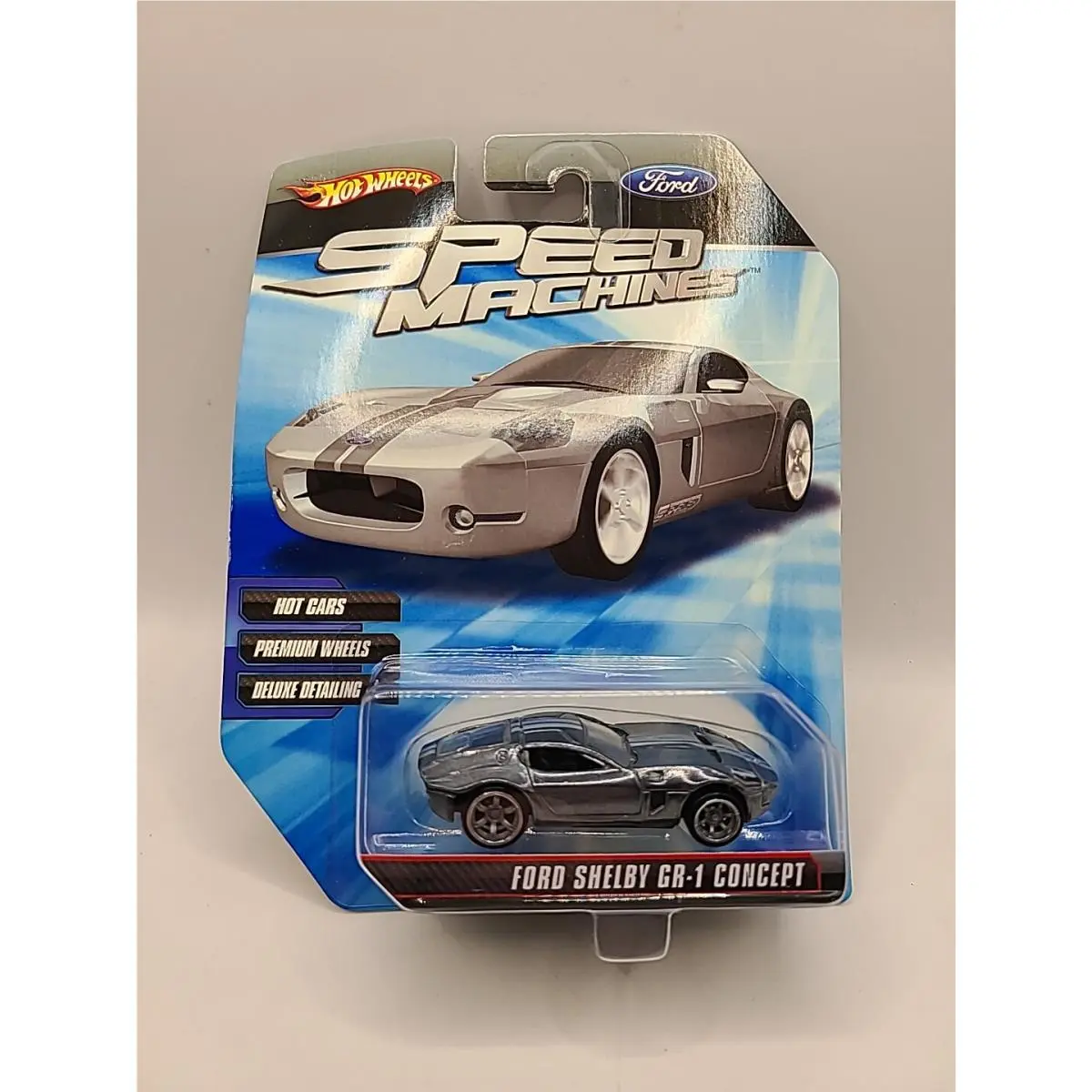 Hot Wheels 2009 Speed Machines Ford Shelby GR-1 Concept Gray