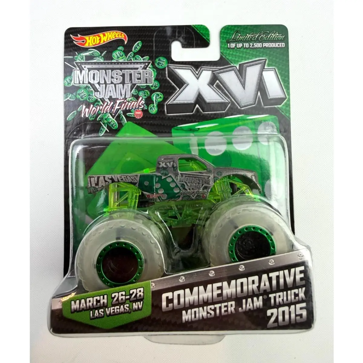 Hot Wheels Monster Jam 1:64 World Finals Xvi 2015 Limited Ed 1:64 Truck