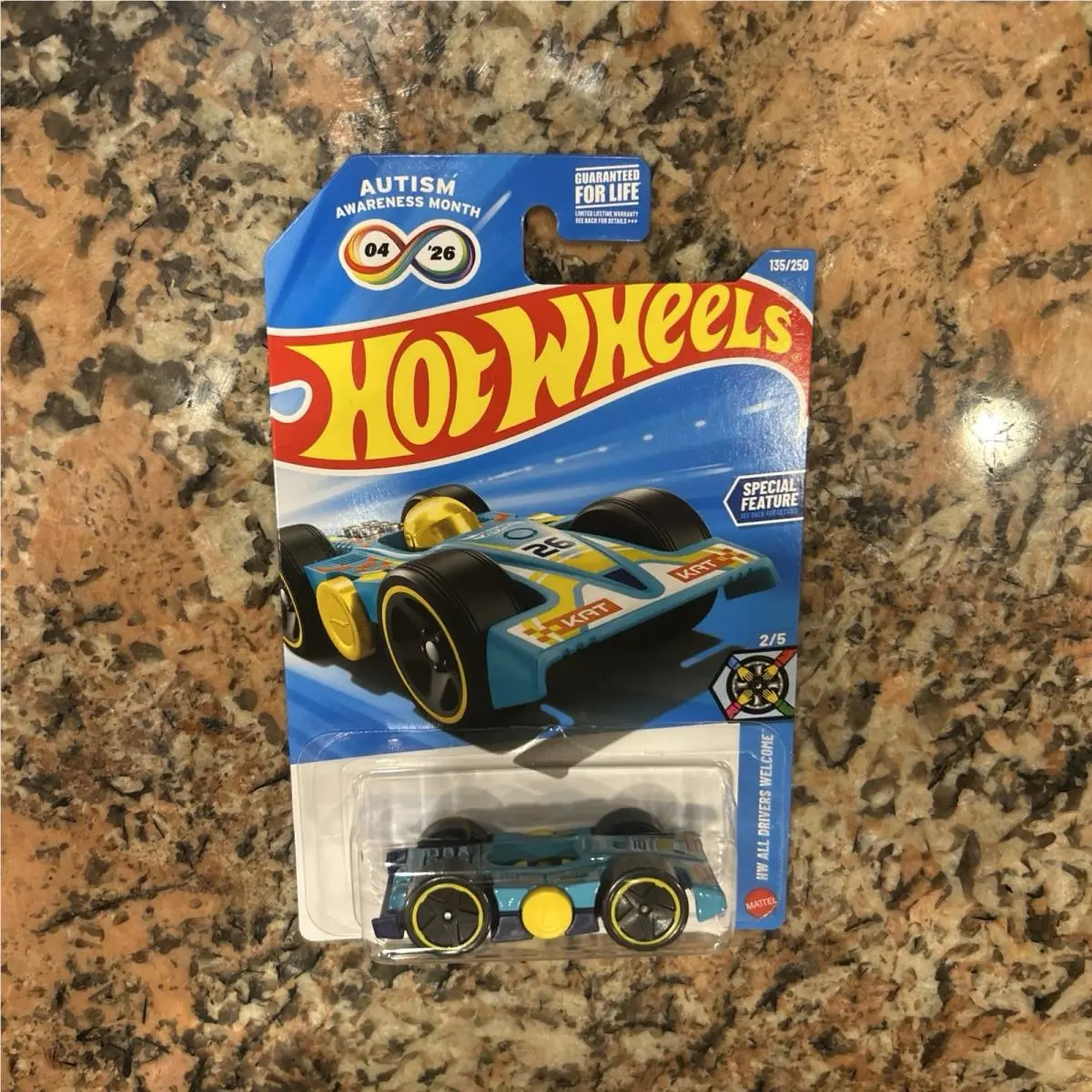 Hot Wheels Autism Flippin Fast HW All Drivers Welcome 1:64 Diecast Car