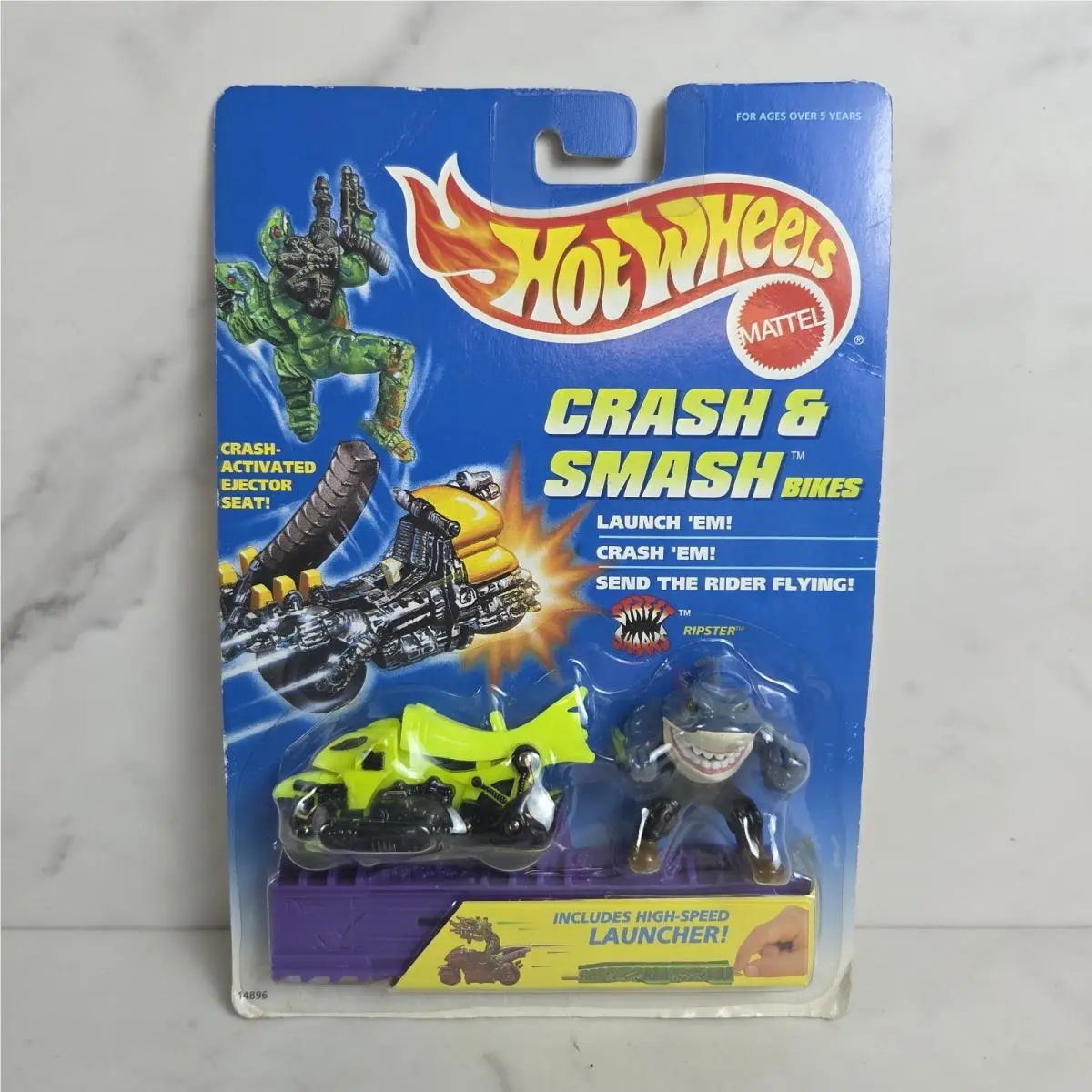 Vintage Hot Wheels Crash and Smash Street Sharks Ripster