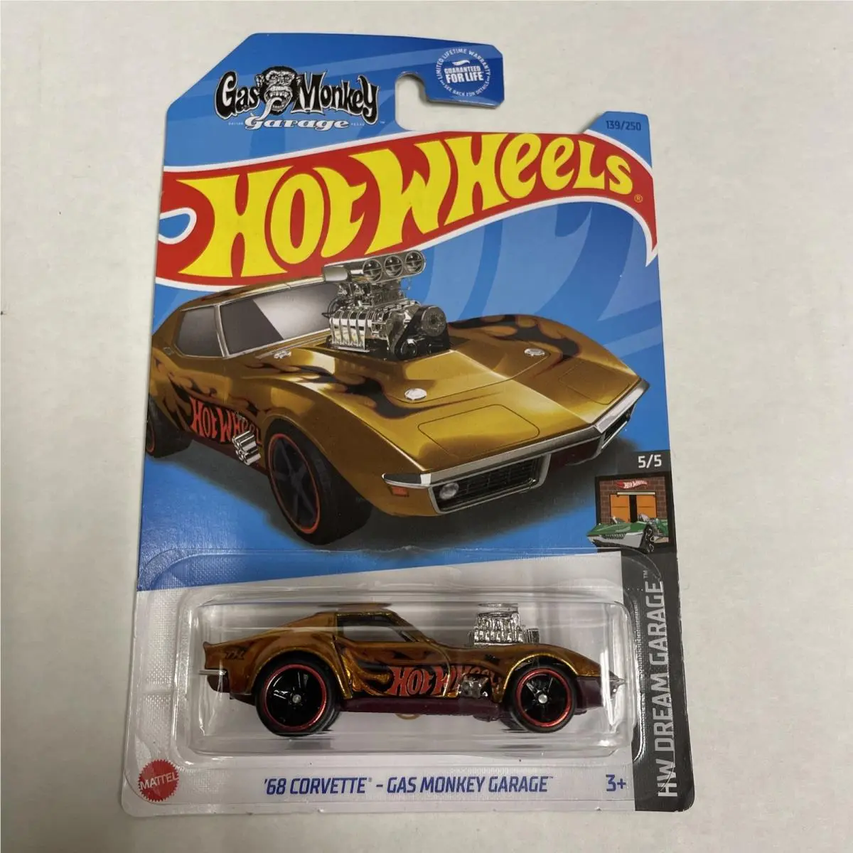 Hot Wheels Super Treasure Hunt Sth - 68 Corvette Gas Monkey Garage - 2023 139