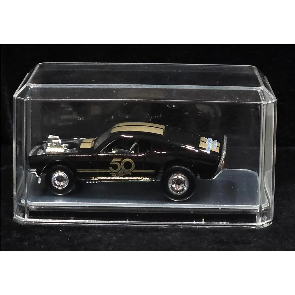 Hot Wheels Custom Mustang 2018 Convention Charity Make A Wish Car 205/500 Black