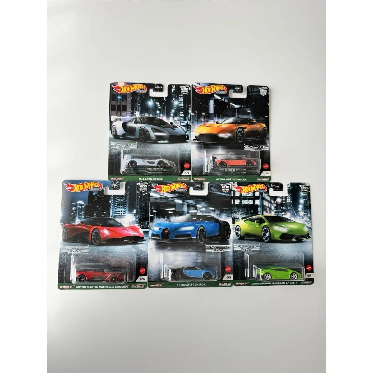 2021 Hot Wheels Car Culture - Exotic Envy Set Of 5