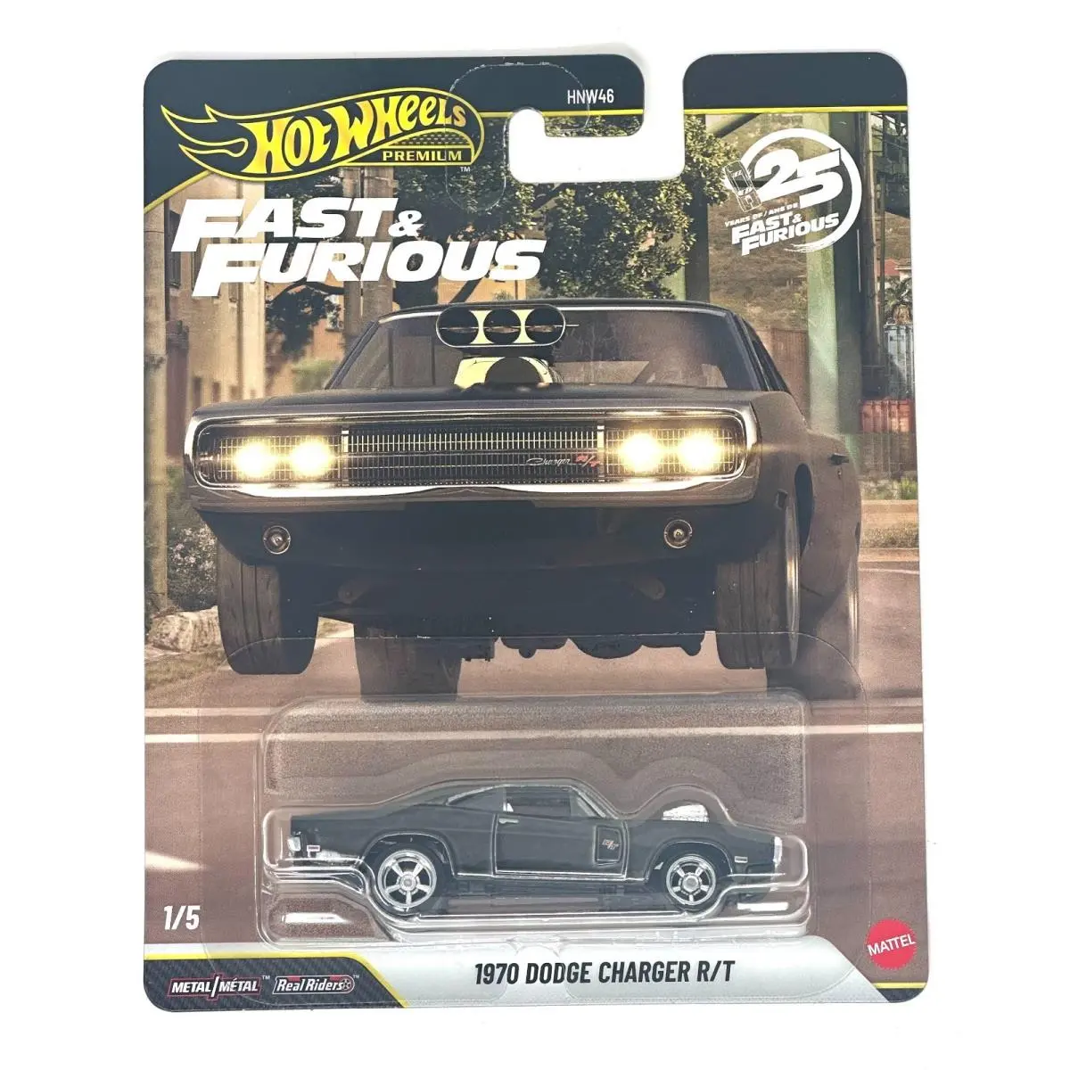 2026 Hot Wheels Premium Fast Furious 25YR 1/5 1970 Dodge Charger RT Chase