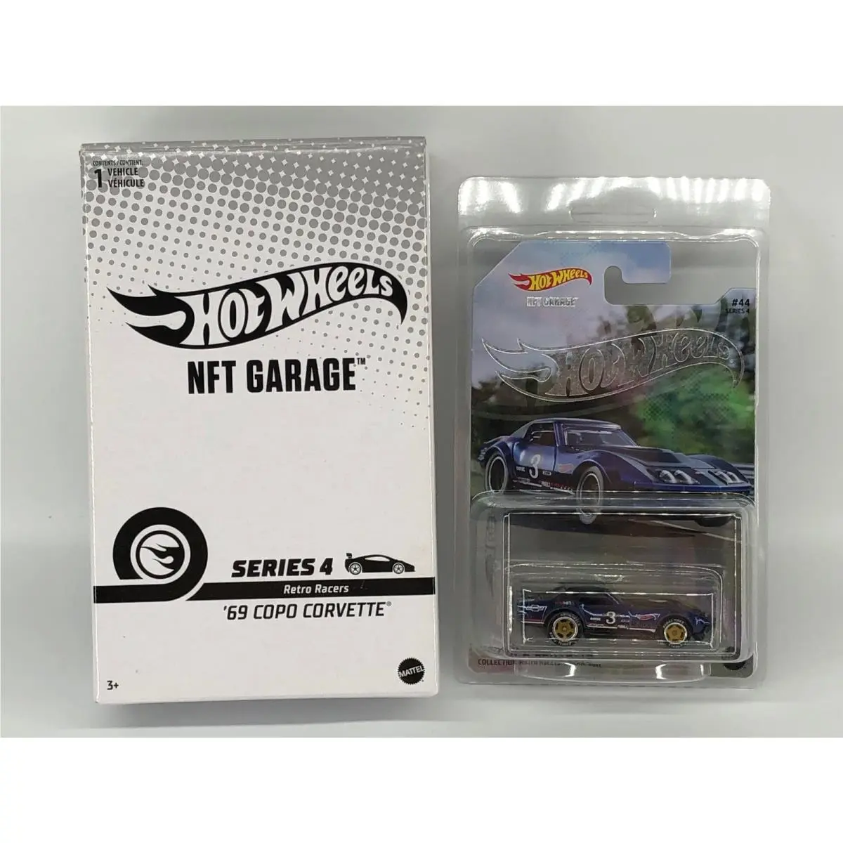 Hot Wheels `69 Copo Corvette Purple Nftg Garage Series 4 Retro Racers