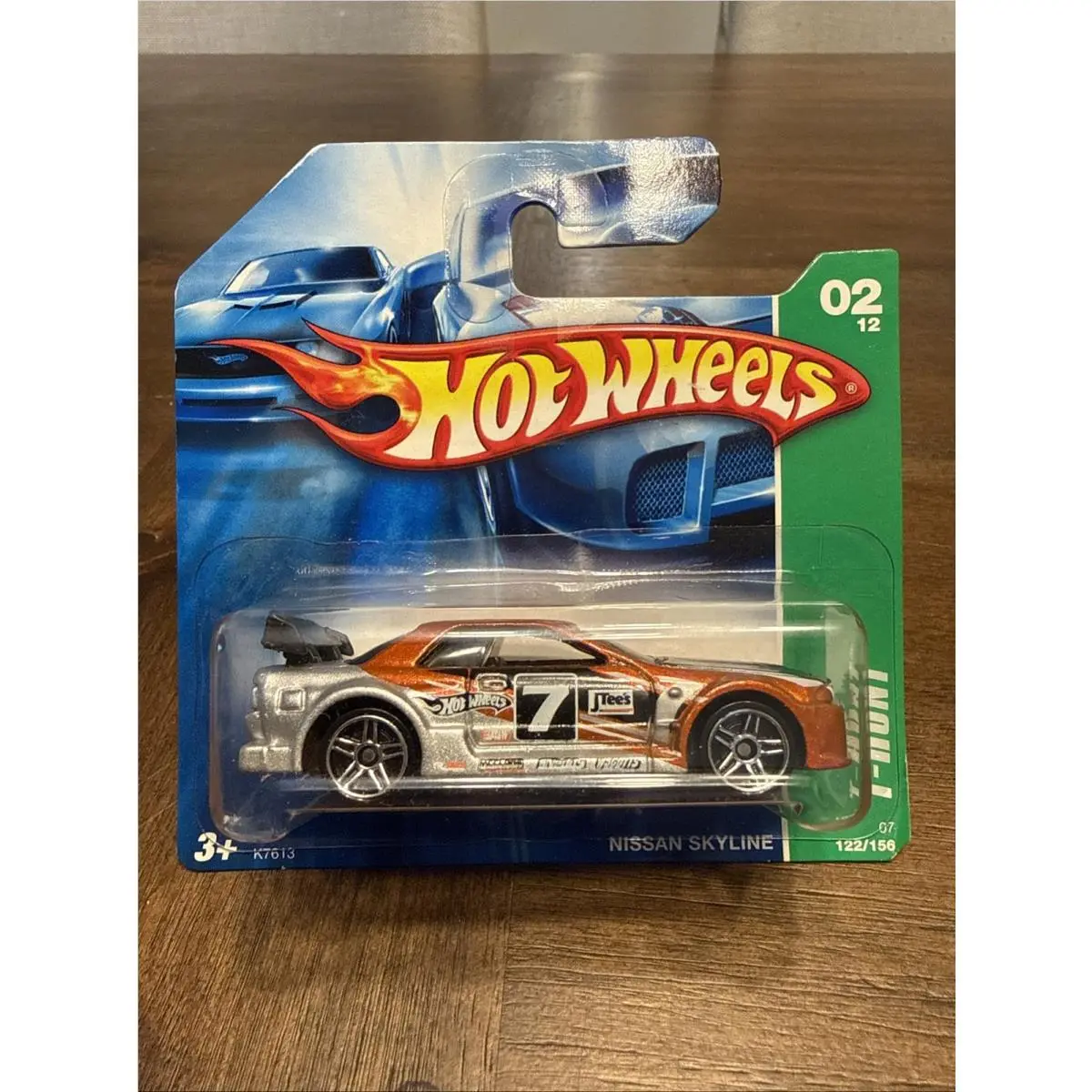 Hot Wheels 2007 Treasure Hunt 2/12 Nissan Skyline Short Card Mint