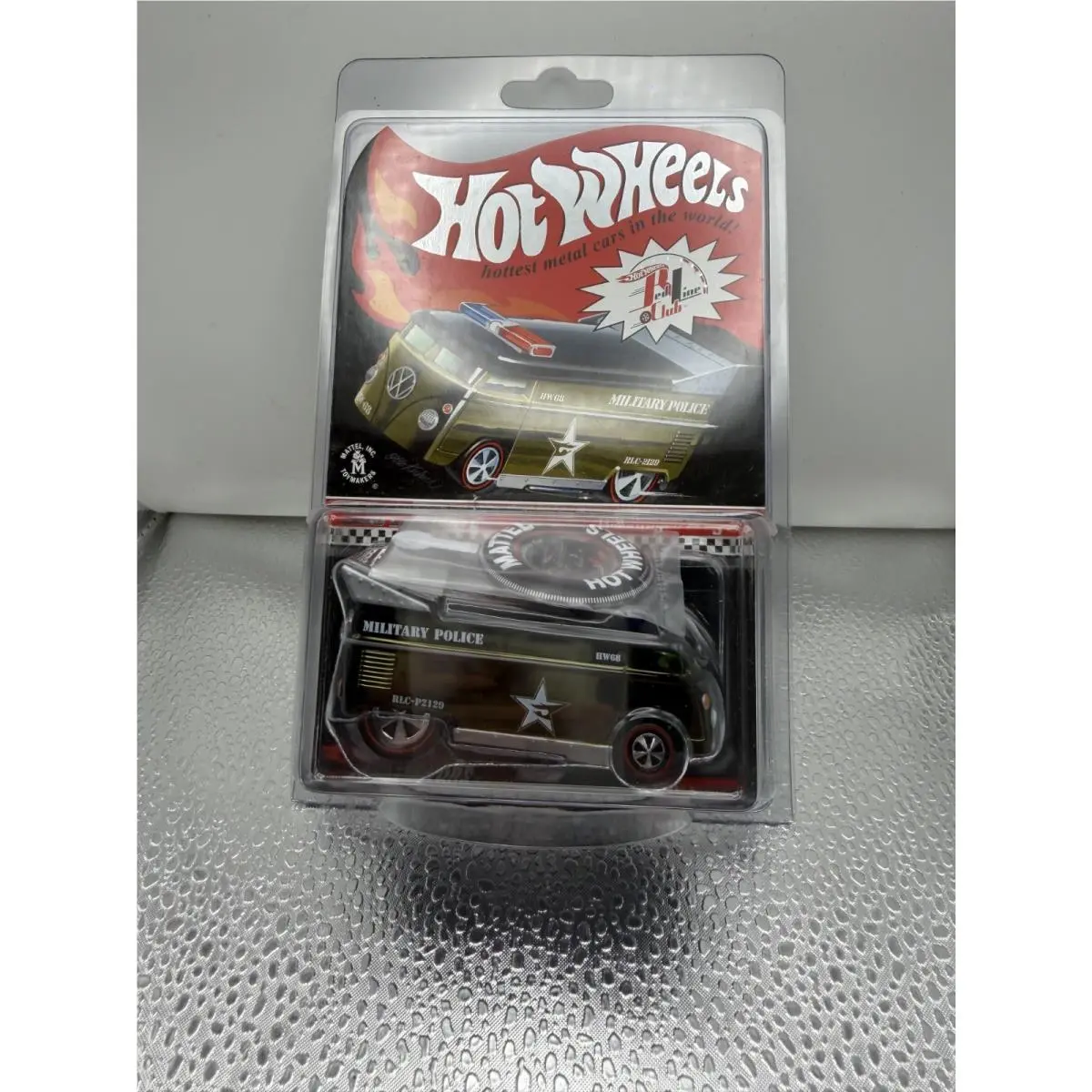 1/64 Hot Wheels Car Rlc Redline Club Military Police VW Drag Bus 3411/6000