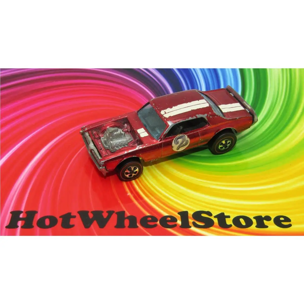 1970 Hot Wheels Redline Nitty Gritty Kitty Red DIS-101825