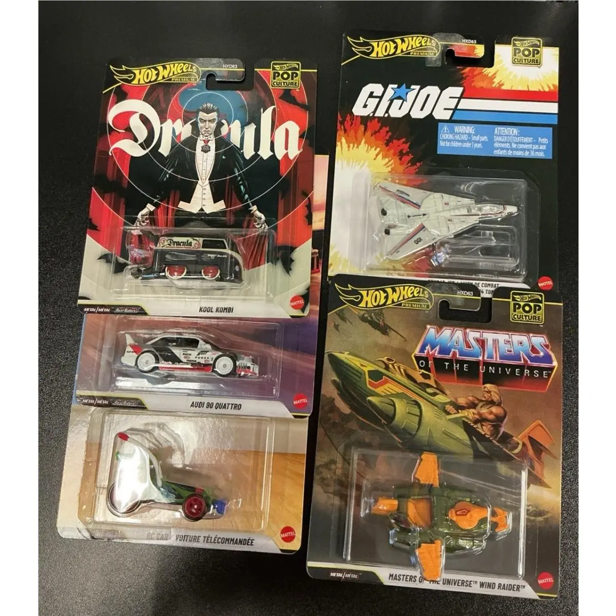 2026 Hot Wheels Premium Pop Culture Set of 5 Cars HXD63-956R Dracula Kombi