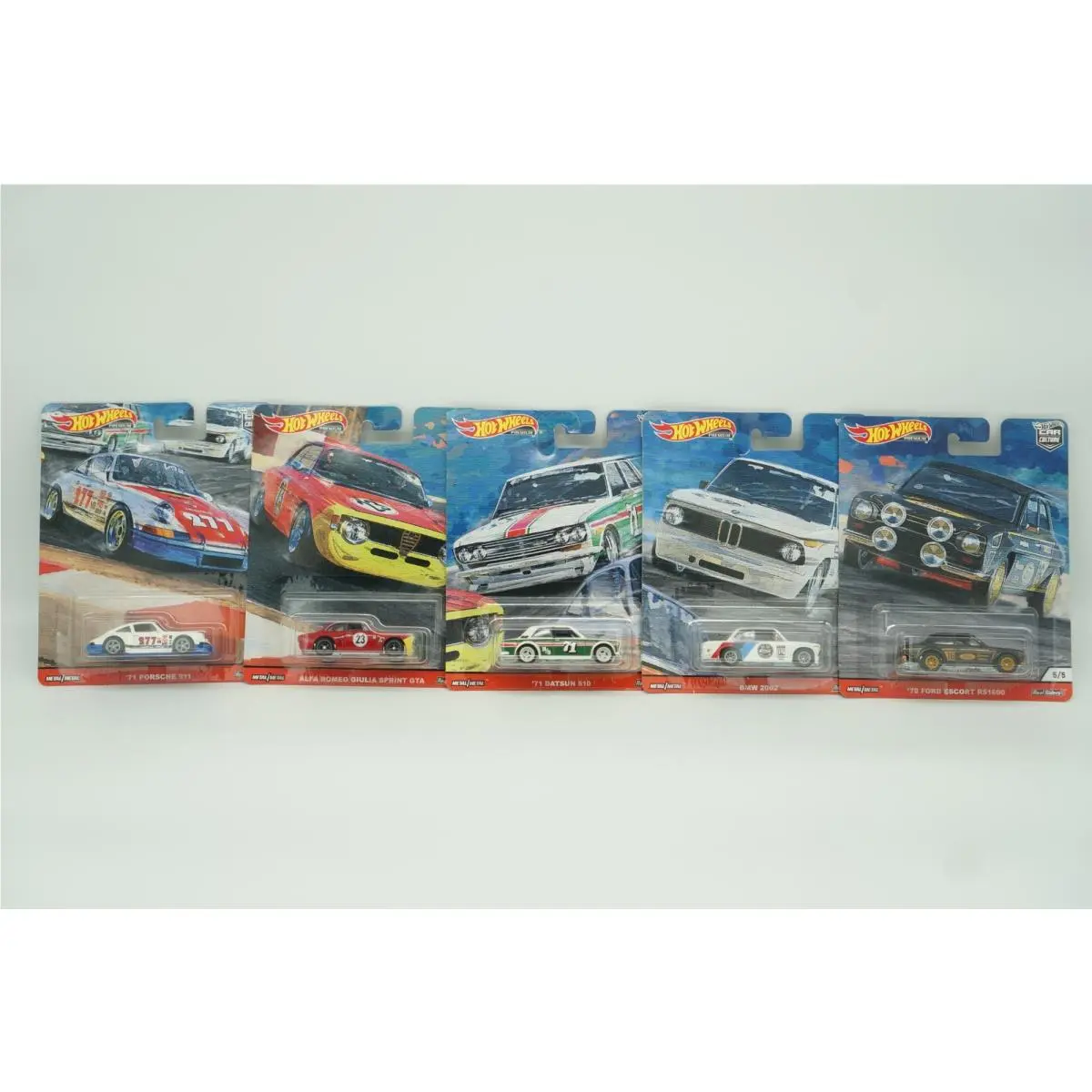 Hot Wheels Premium Car Culture Door Slammers Complete Set Of 5