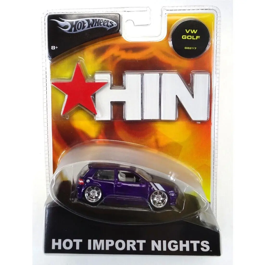 2004 Hot Wheels 1:50 Scale Hin Hot Import Nights • Purple Volkswagen Golf G8217