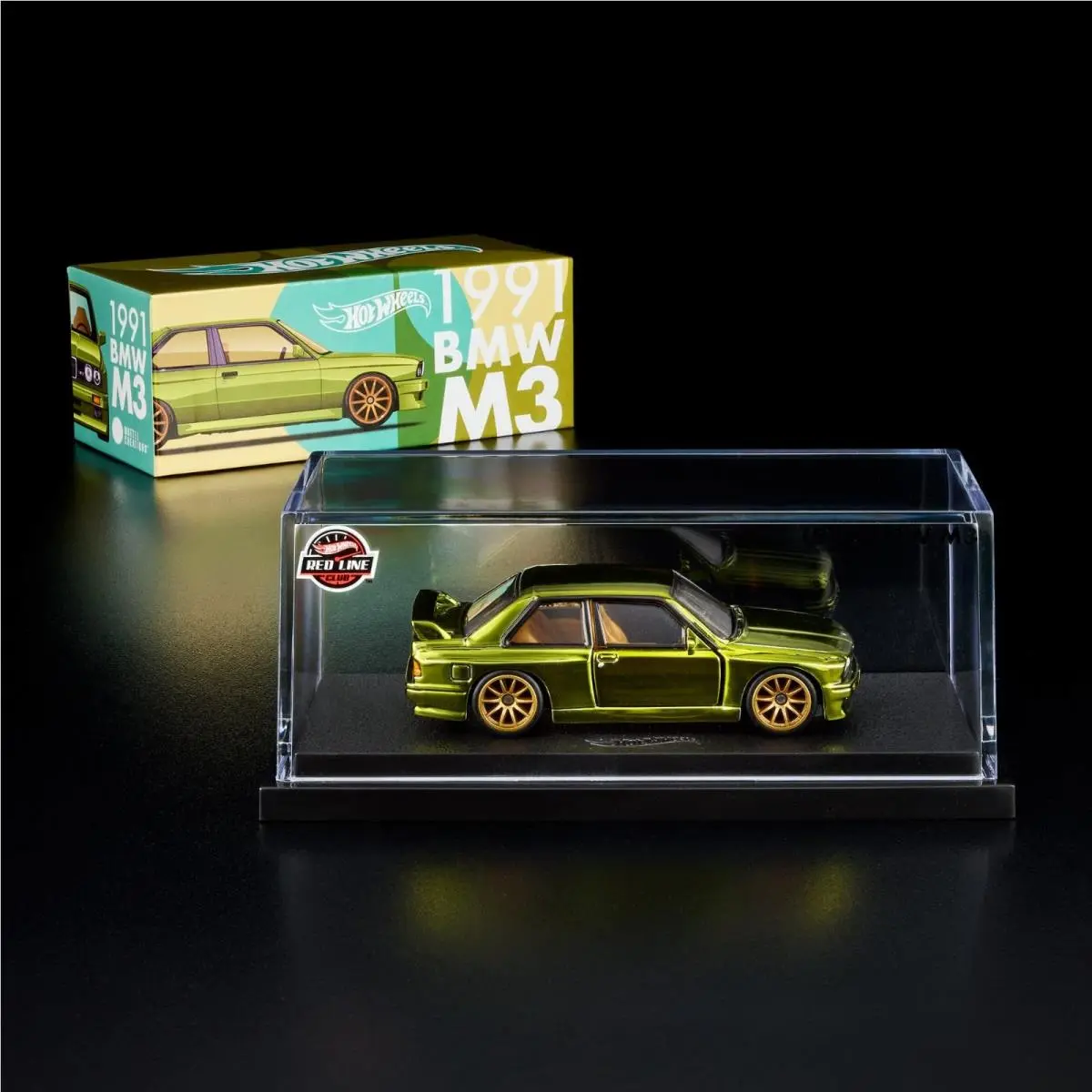 2026 Hot Wheels Rlc Exclusive 1991 Bmw M3 Green Red Line Club In Hand