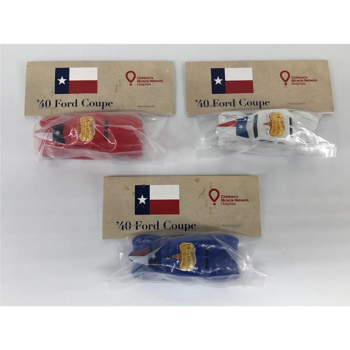 Hot Wheels 18th Nationals ’40 Ford Coupe 3 Car Baggie Set
