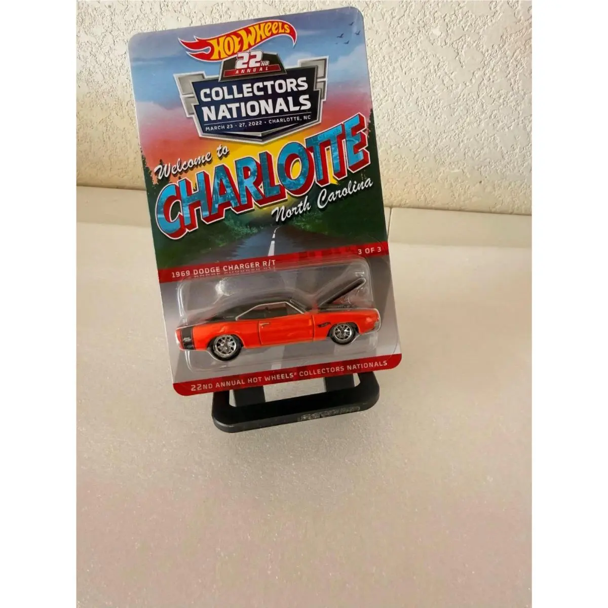 Hot Wheels 22nd Annual Collectors Nationals 1969 Dodge Charger R/t N22